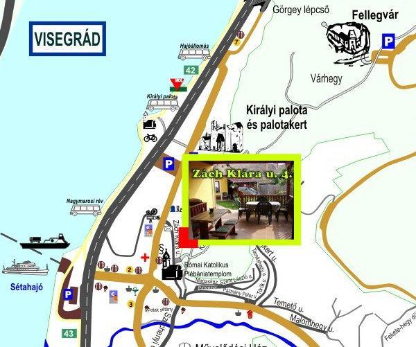 Zach Klara Utcai Apartman Visegrád Dış mekan fotoğraf